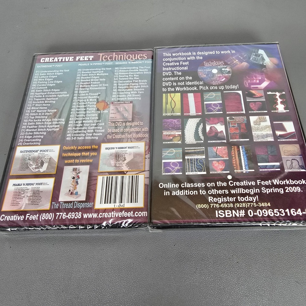Creative Feet Special 2 Sewing Accessory W/ Snap-on Adapters & 2 DVD's Bernina - Picture 3 of 12